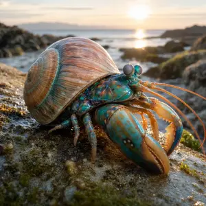 Mantis shrimp + Snail